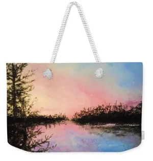 Night Streams in Sunset Dreams  - Weekender Tote Bag