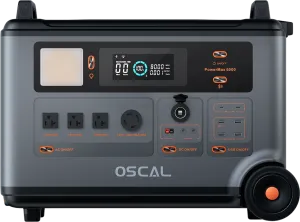 Oscal PowerMax 6000 Portable Power Station 6000W 120/240V Dual Voltage New