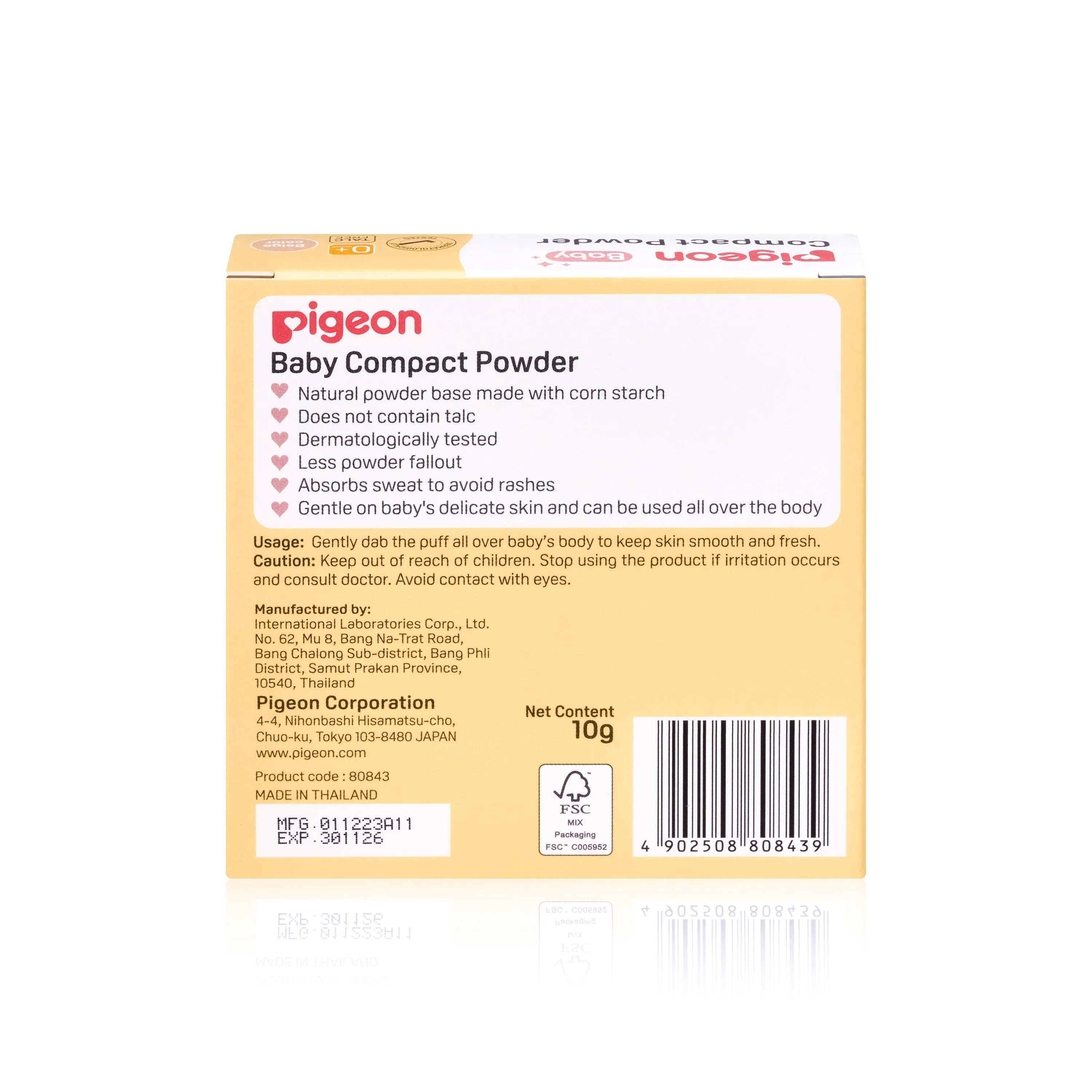 Pigeon Baby Compact Powder