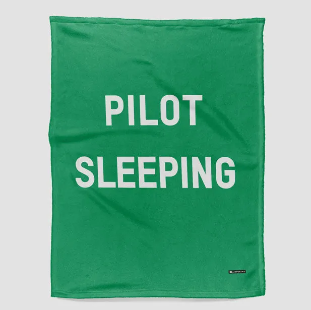 Pilot Sleeping - Blanket