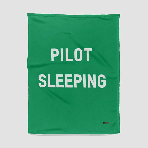 Pilot Sleeping - Blanket