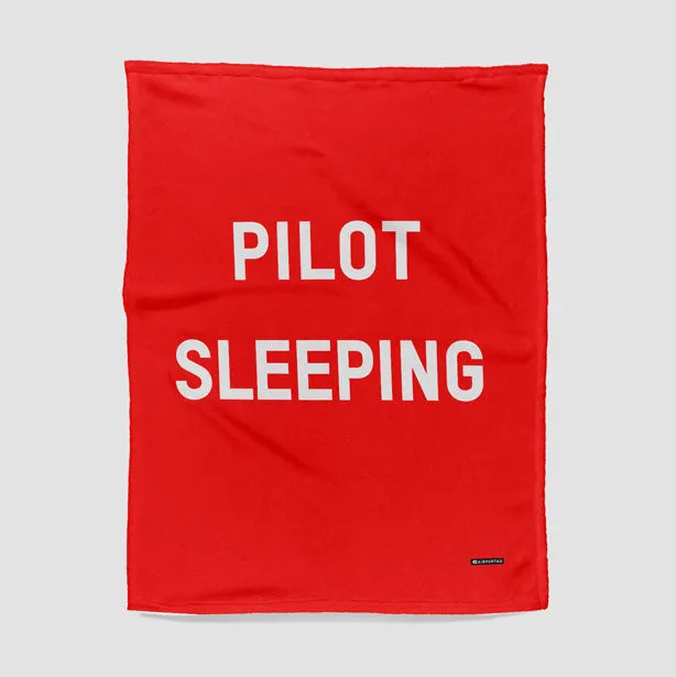 Pilot Sleeping - Blanket