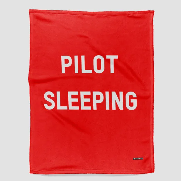 Pilot Sleeping - Blanket