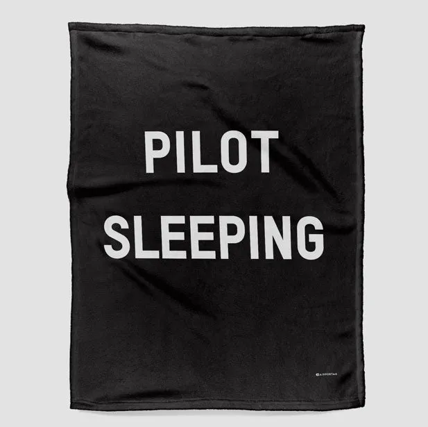 Pilot Sleeping - Blanket