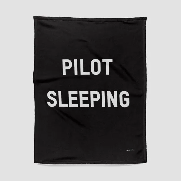 Pilot Sleeping - Blanket