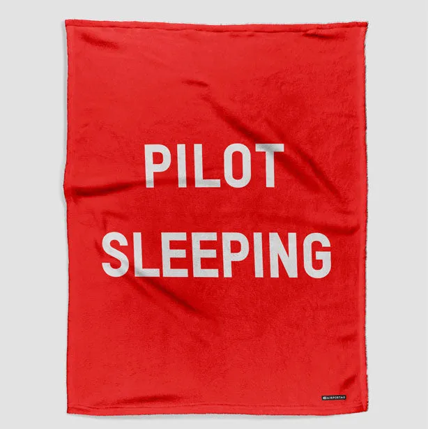 Pilot Sleeping - Blanket