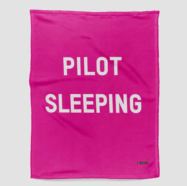 Pilot Sleeping - Blanket