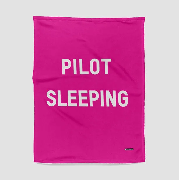 Pilot Sleeping - Blanket