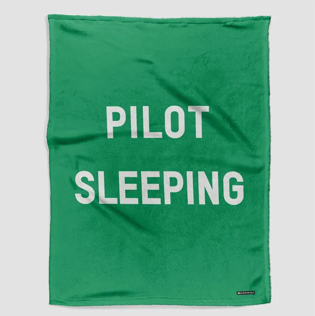 Pilot Sleeping - Blanket