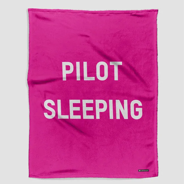Pilot Sleeping - Blanket