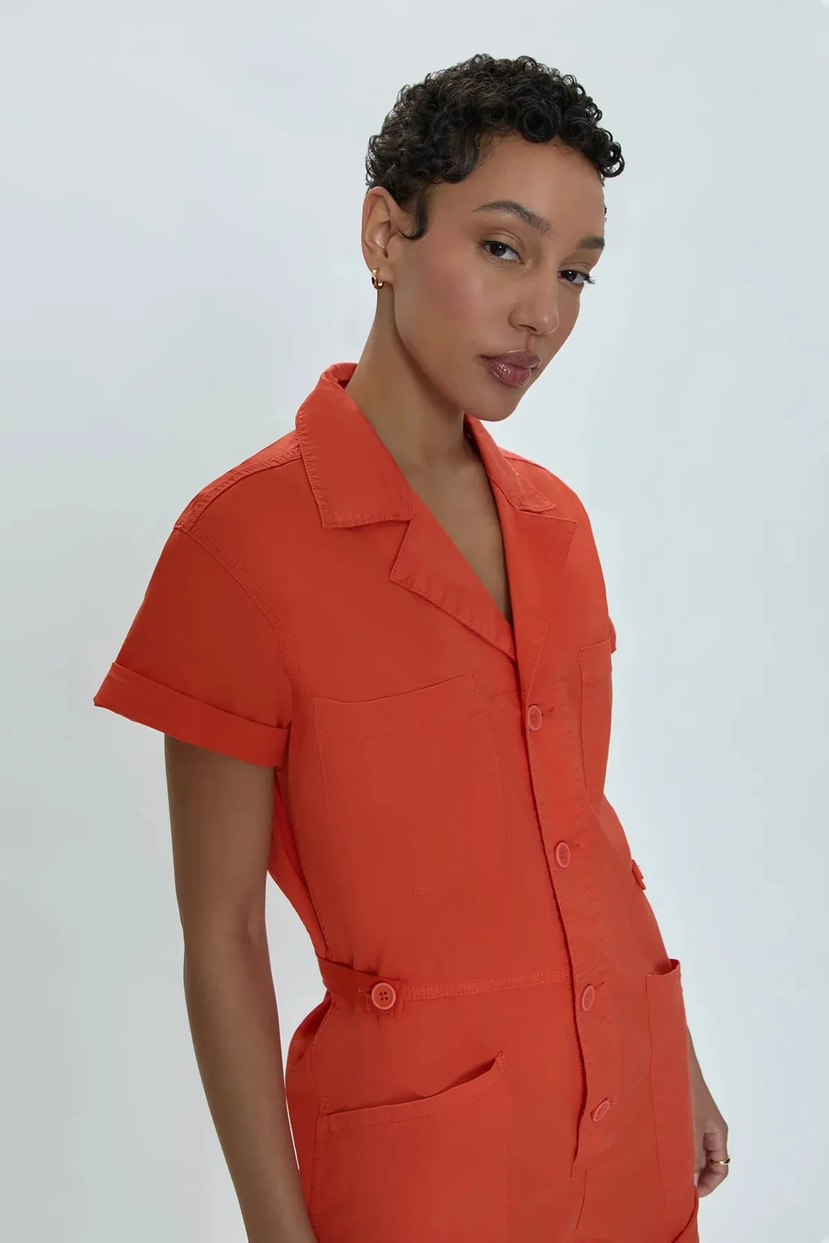 Pistola Parker Romper: Blood Orange