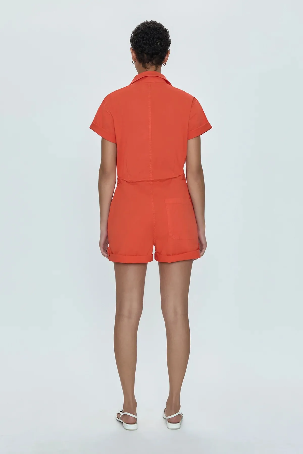 Pistola Parker Romper: Blood Orange