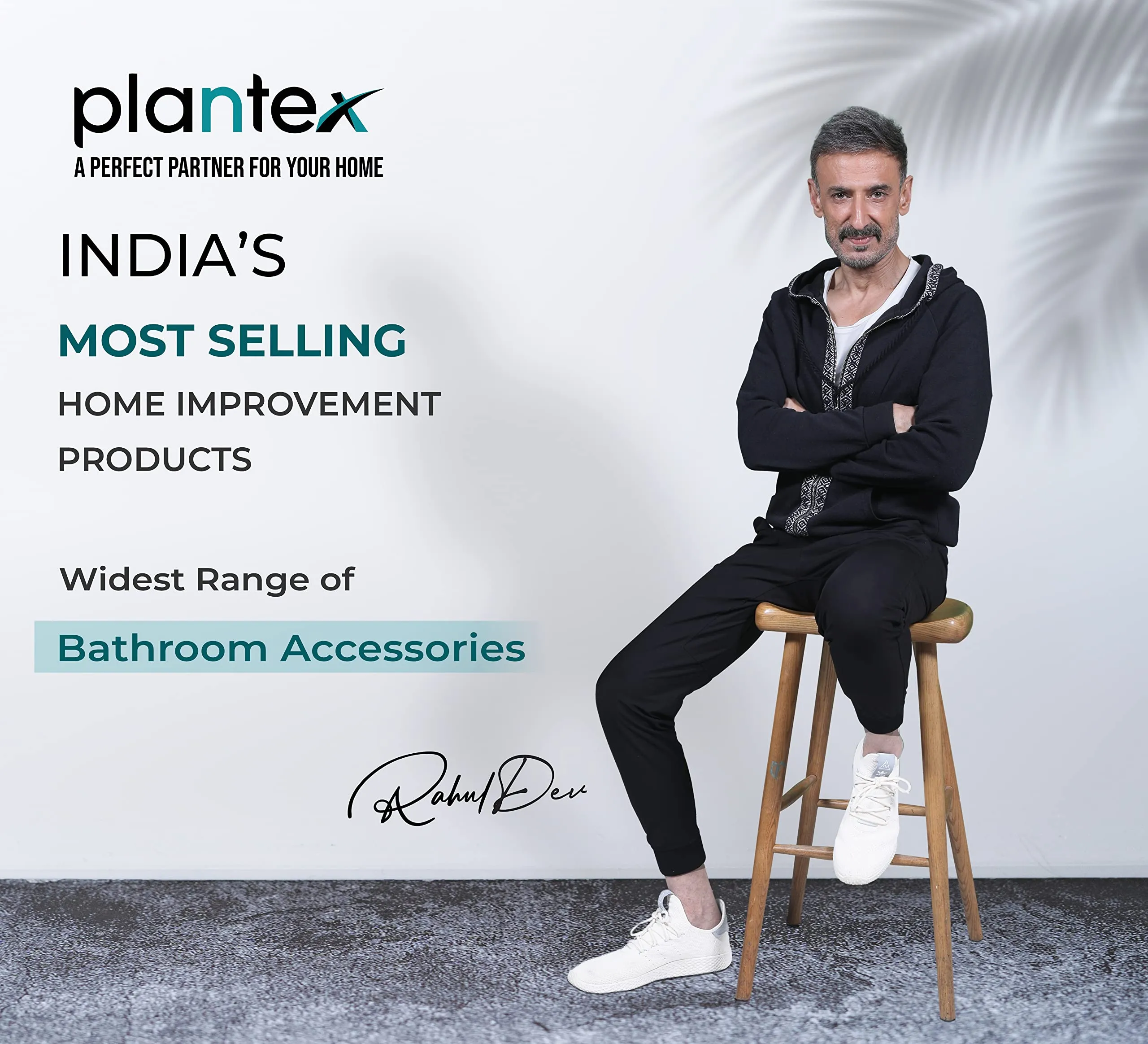 Plantex Towel Hanger for Bathroom/Stainless Steel Folding Towel Holder Stand/Towel Rack for Bathroom (24 Inch-Chrome Finish)