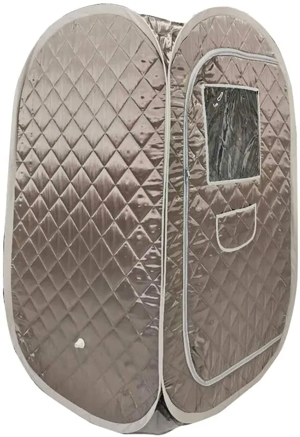Portable, Foldable One Person Sauna Tent for Full Body Spa With Wet Steam for Detox Therapy