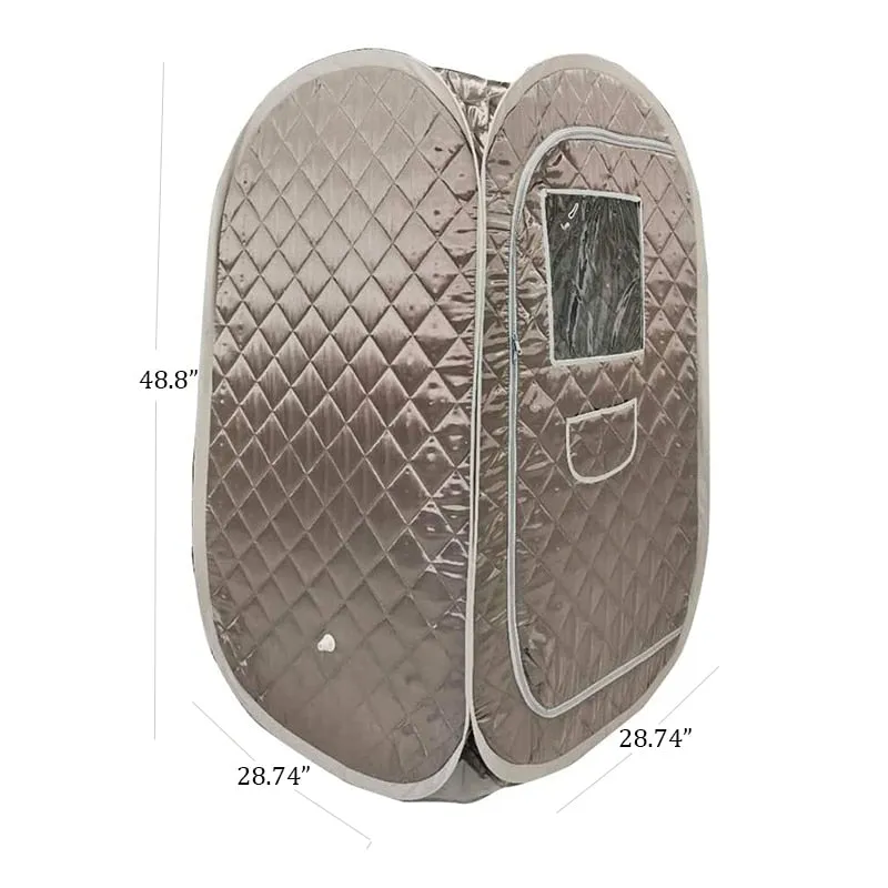 Portable, Foldable One Person Sauna Tent for Full Body Spa With Wet Steam for Detox Therapy