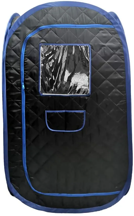 Portable, Foldable One Person Sauna Tent for Full Body Spa With Wet Steam for Detox Therapy