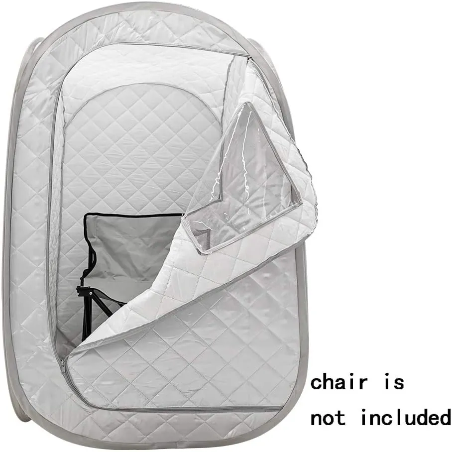 Portable, Foldable One Person Sauna Tent for Full Body Spa With Wet Steam for Detox Therapy