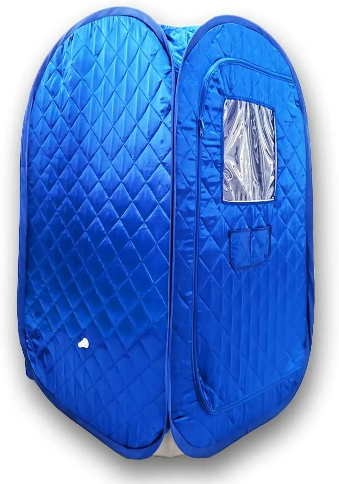 Portable, Foldable One Person Sauna Tent for Full Body Spa With Wet Steam for Detox Therapy