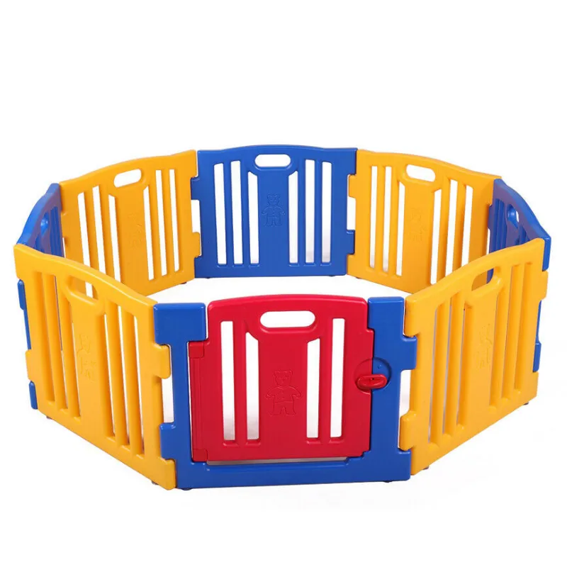 Portable Folding 8 Panel Kids Playpen / Play Yard