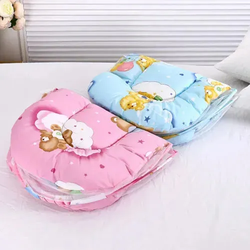 Portable Folding Bionic Crib for Newborns - Pressure-Proof Travel Bed