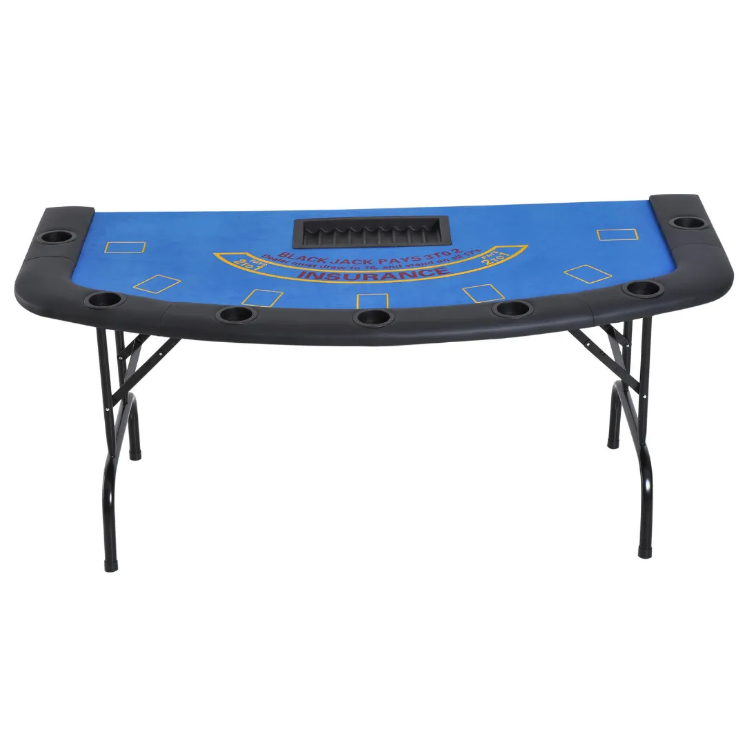 Portable Folding Modern Poker Table 72 in