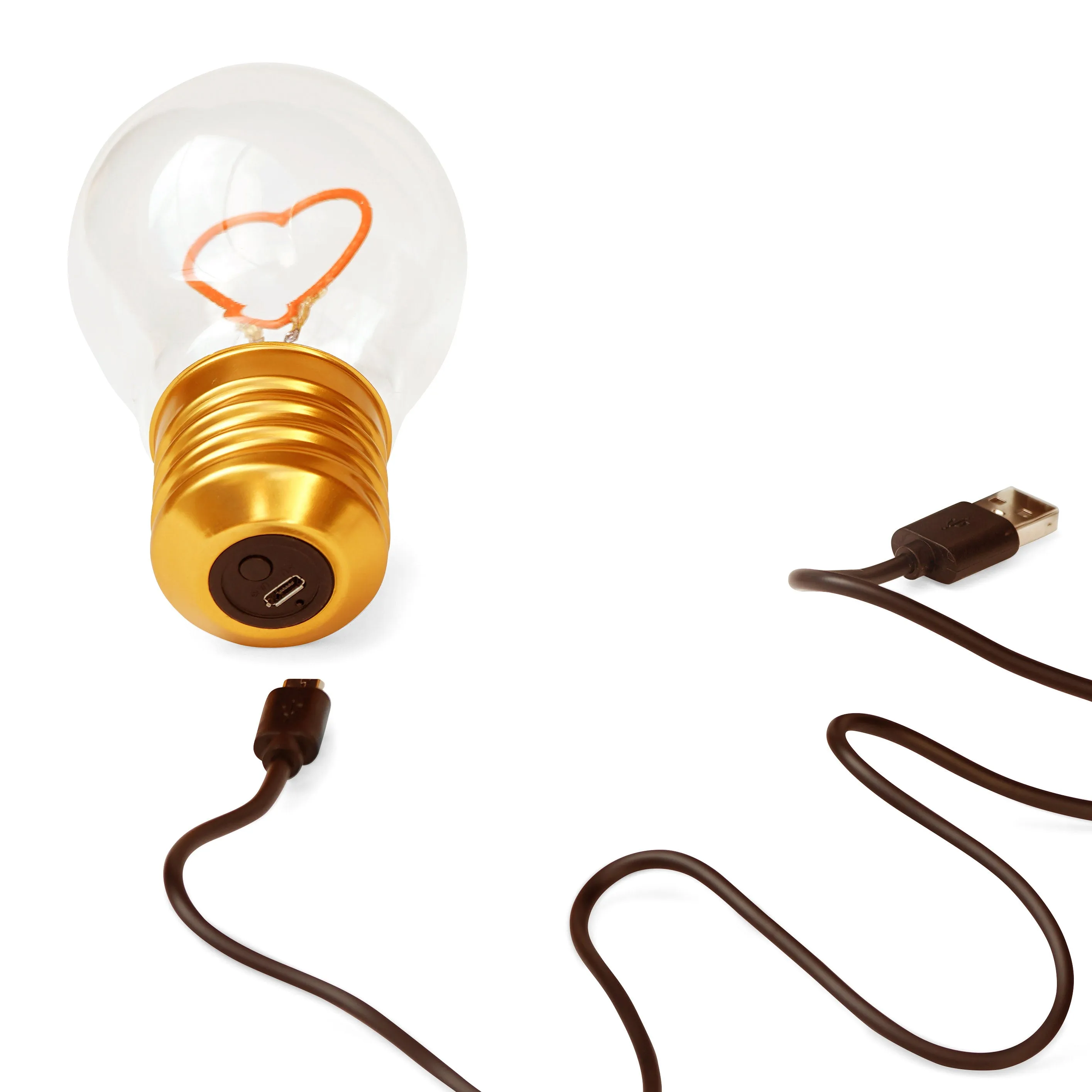Rechargeable Bulb Light - Heart
