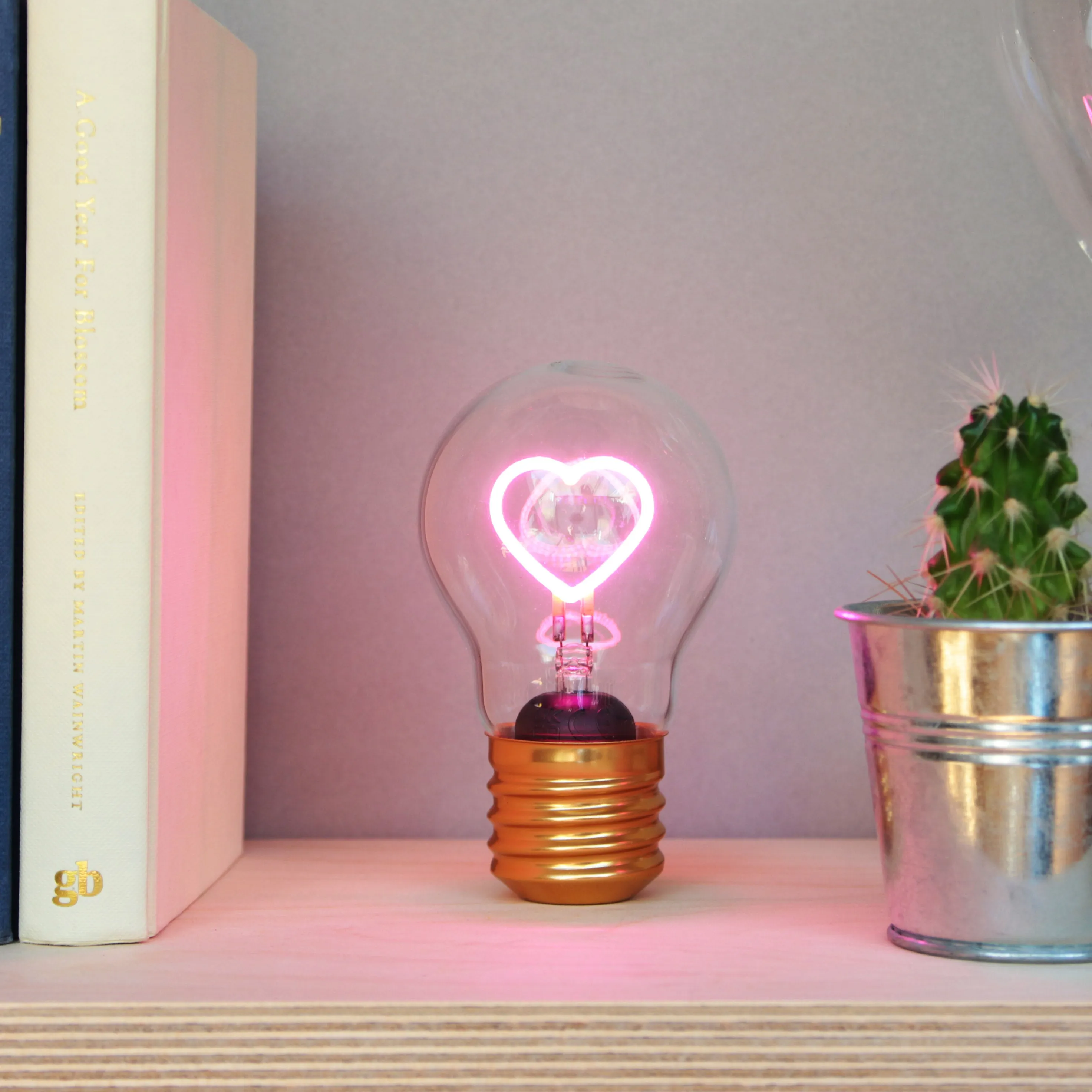 Rechargeable Bulb Light - Heart
