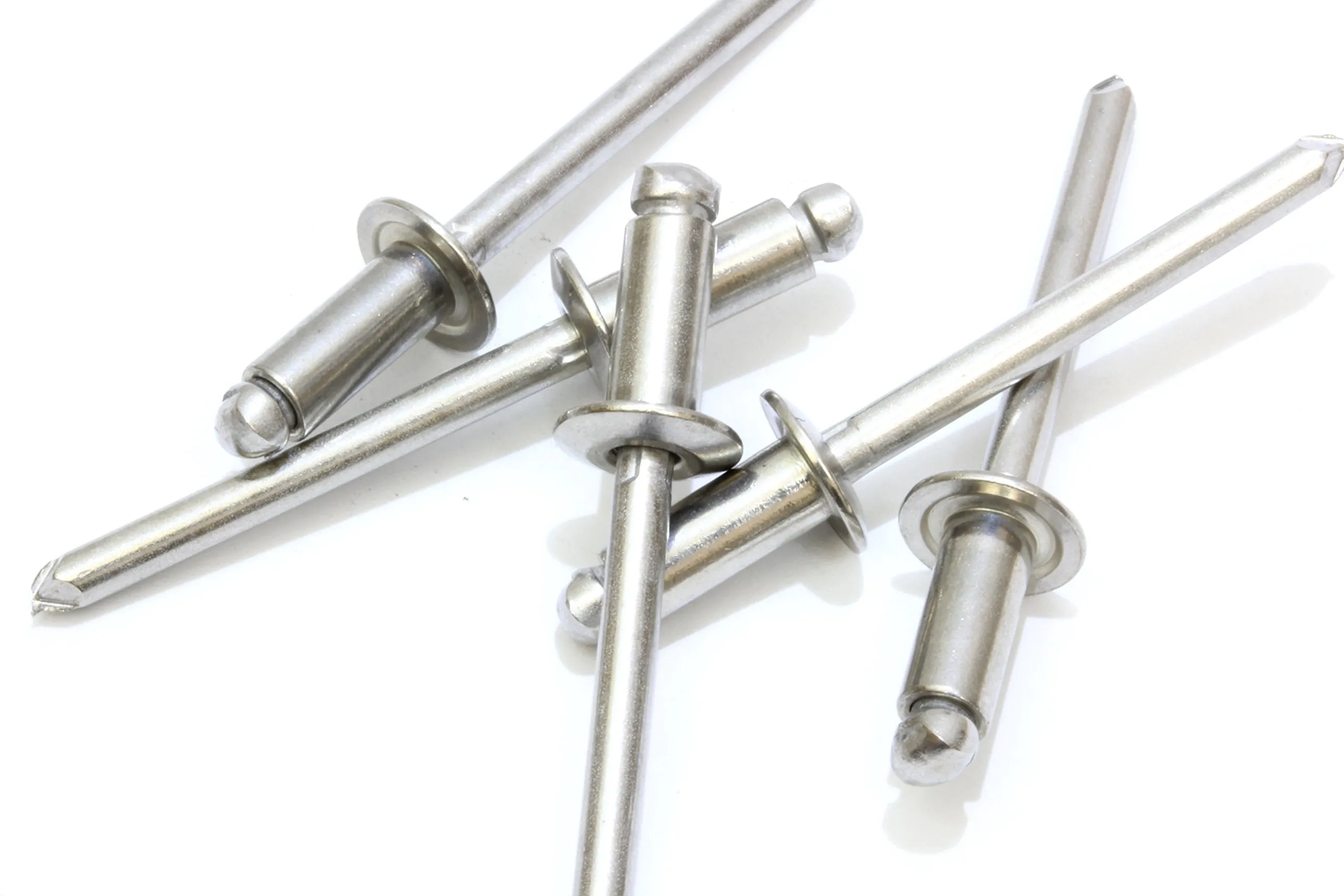Rivets, Stainless Steel 1/8" x 5/16" Inch (100 Pack), Gap (0.25-0.31)", Blind Rivets