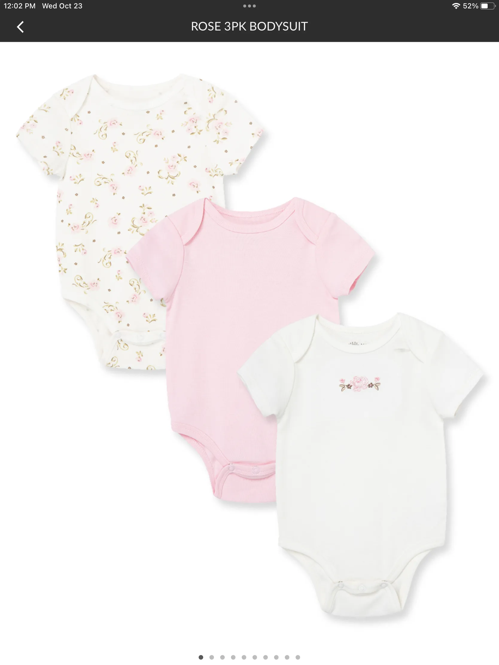 Rose 3 pack Onesie