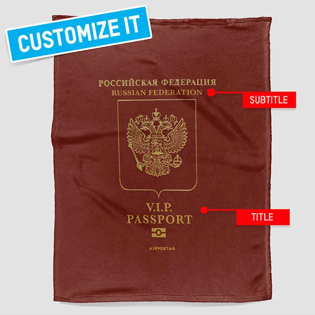 Russia - Passports Blanket