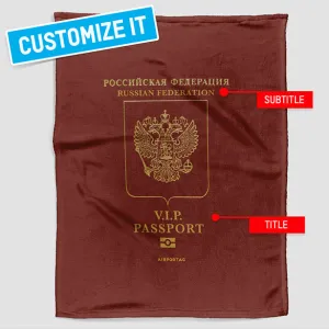 Russia - Passports Blanket