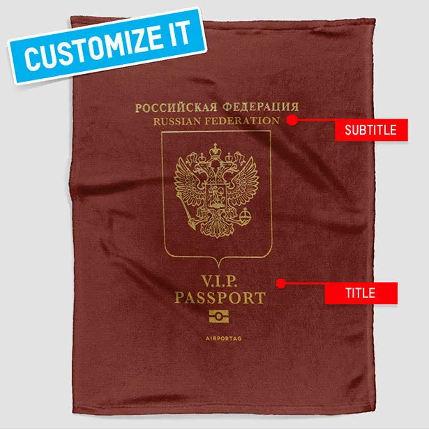 Russia - Passports Blanket