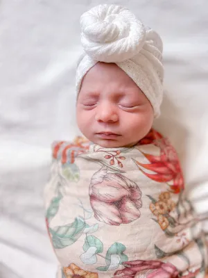 Secret Garden Bamboo Muslin Wrap