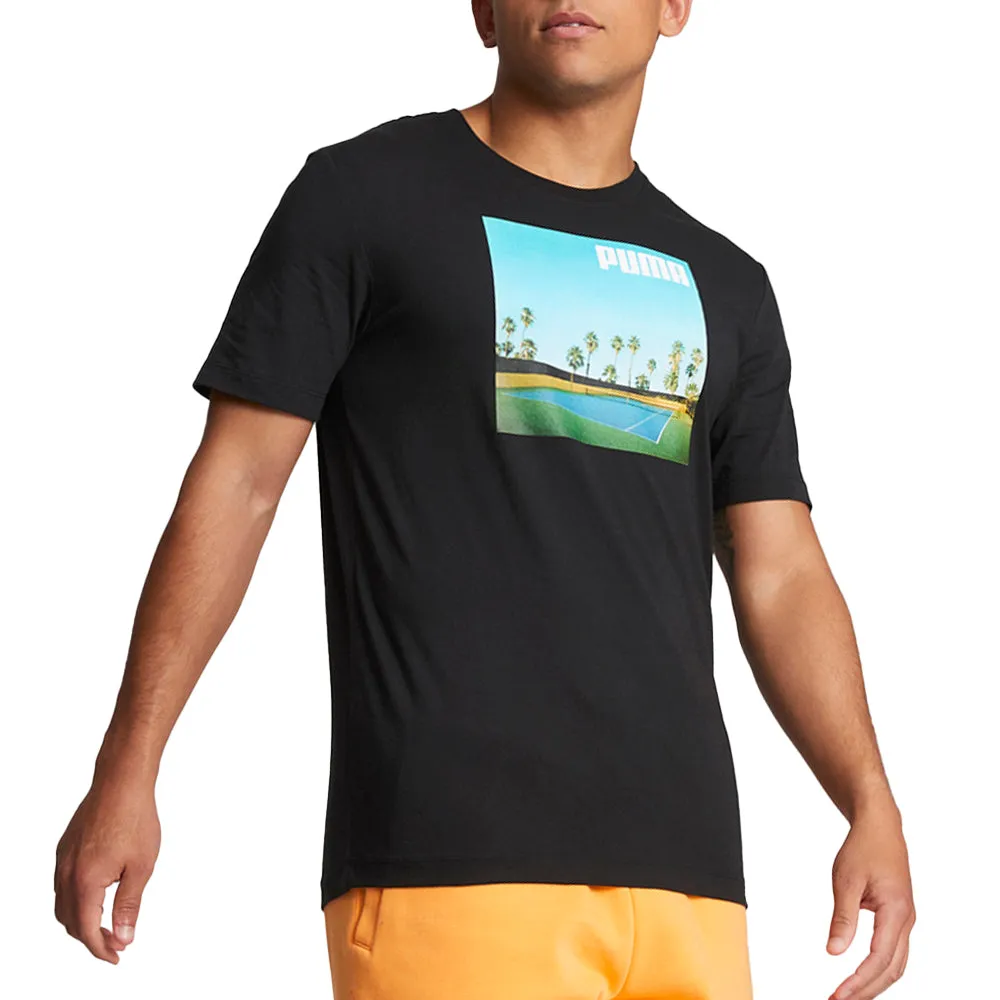 Serve It Graphic Crew Neck Short Sleeve T-Shirt