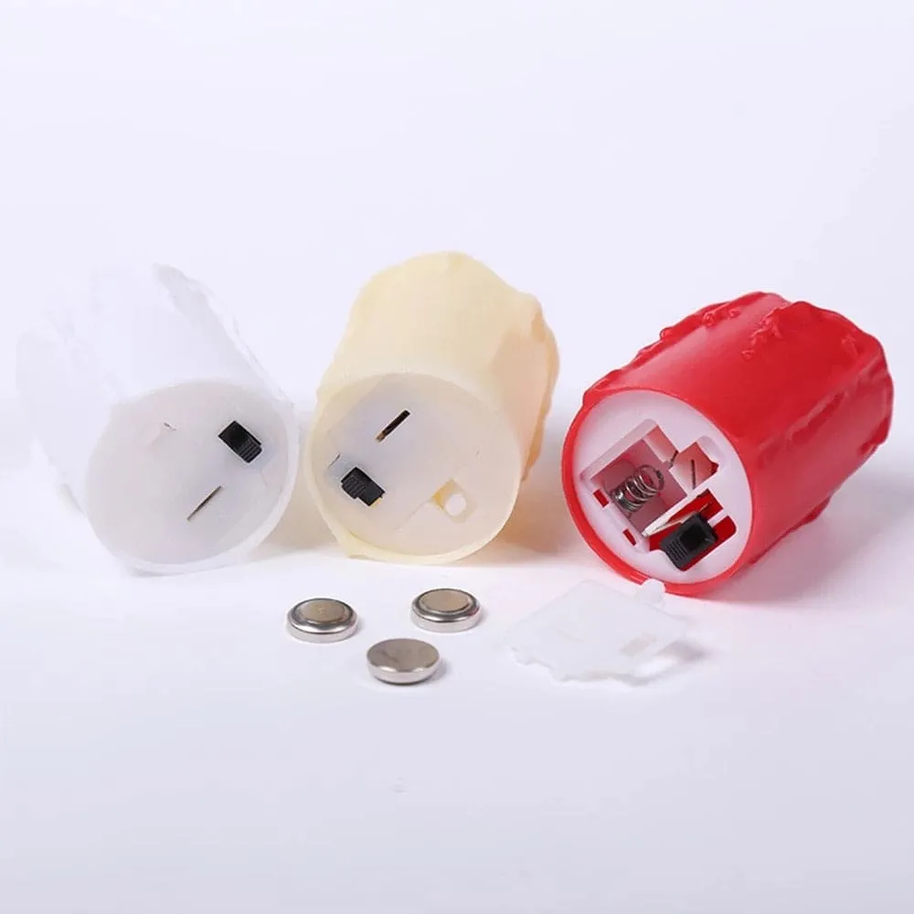 Set Of 12 Flickering Flameless LED Tea Candle Light