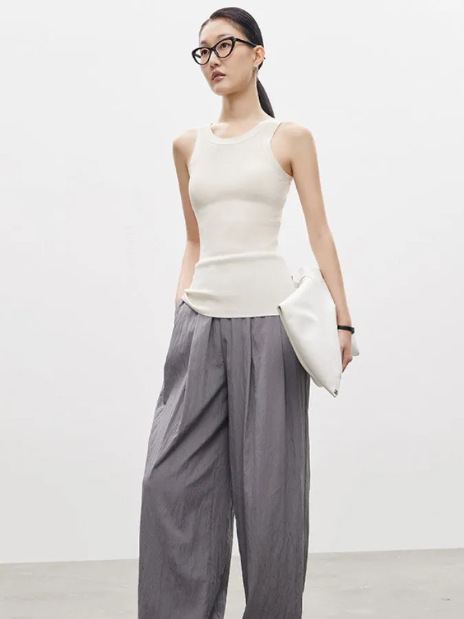 Slim rib tank top_BDHL4425