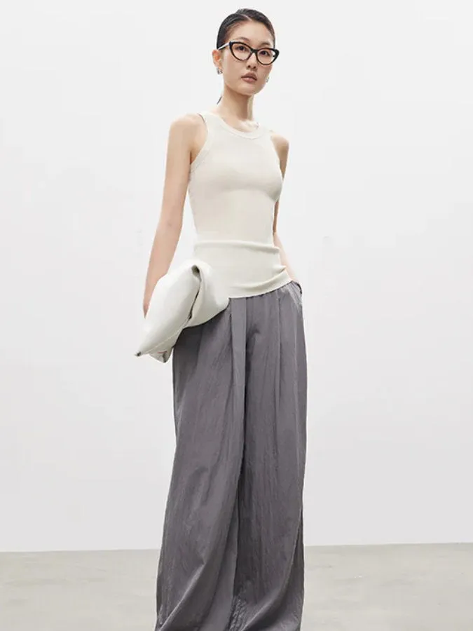 Slim rib tank top_BDHL4425