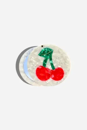 Solar Eclipse Cherry Compact Mirror
