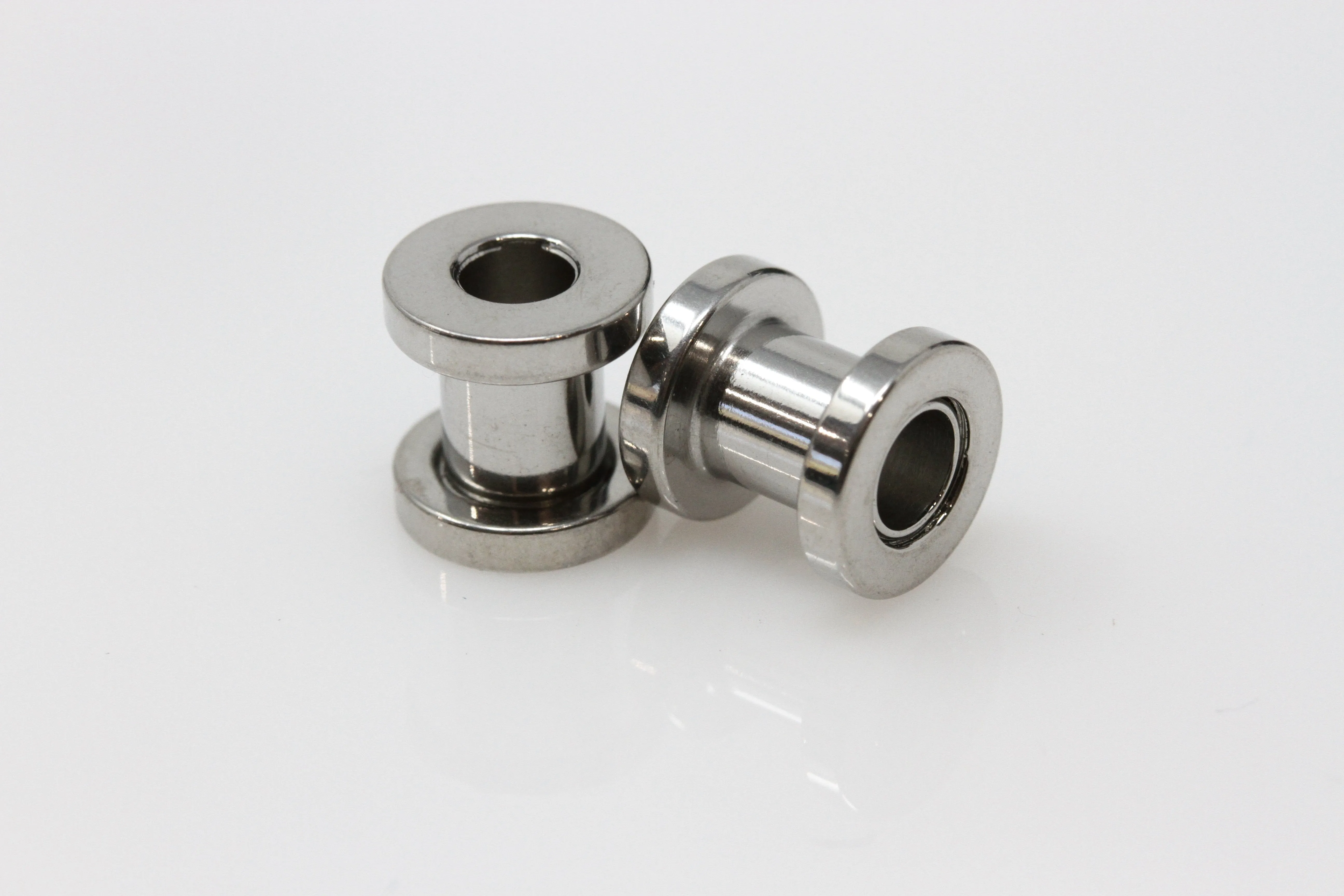 Stainless Steel Tunnels - Screw on Tunnel (Pair) - PSS39
