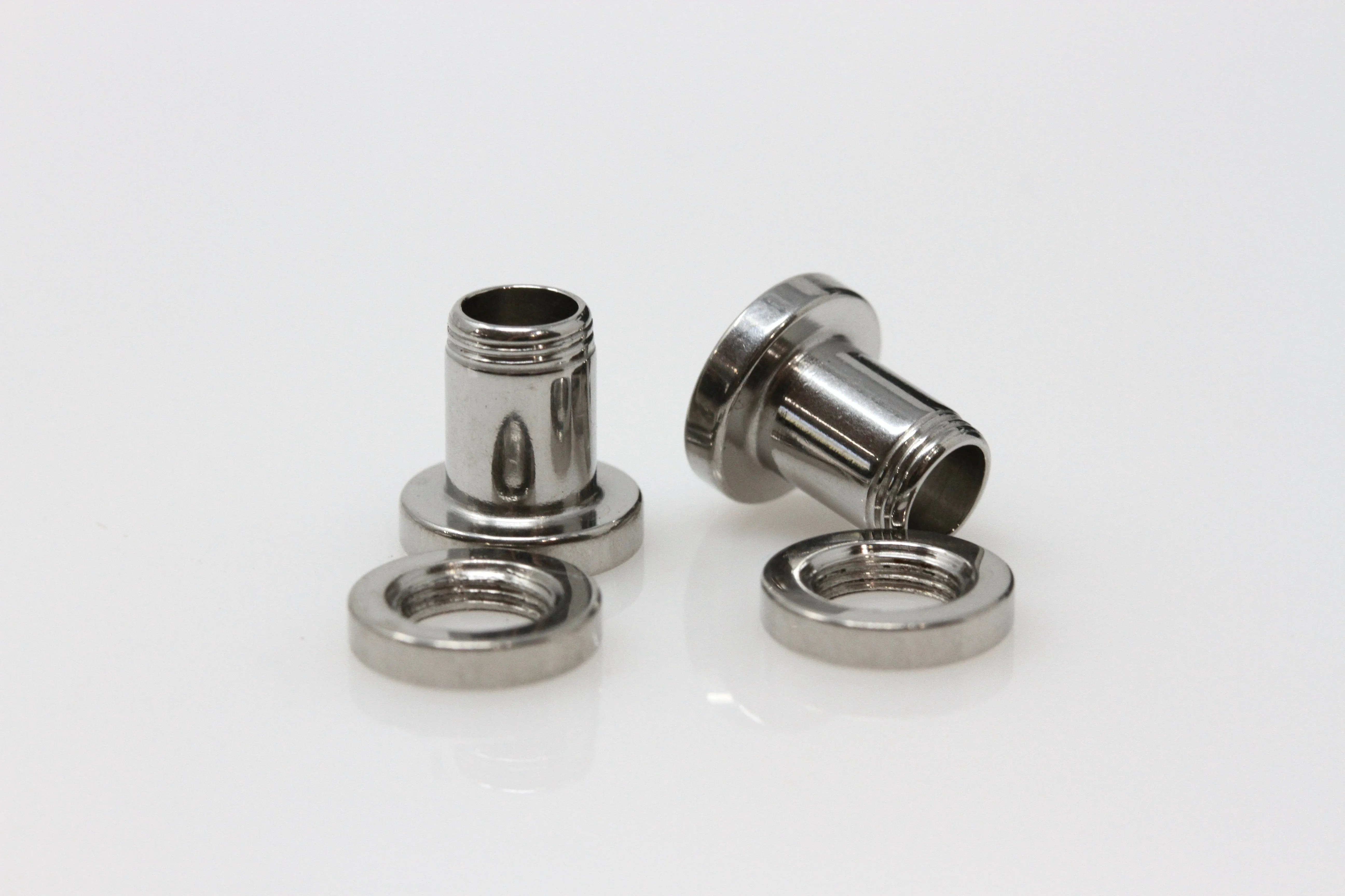 Stainless Steel Tunnels - Screw on Tunnel (Pair) - PSS39