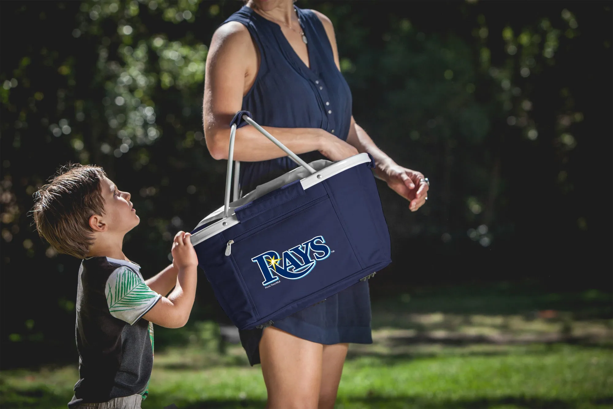 Tampa Bay Rays - Metro Basket Collapsible Cooler Tote