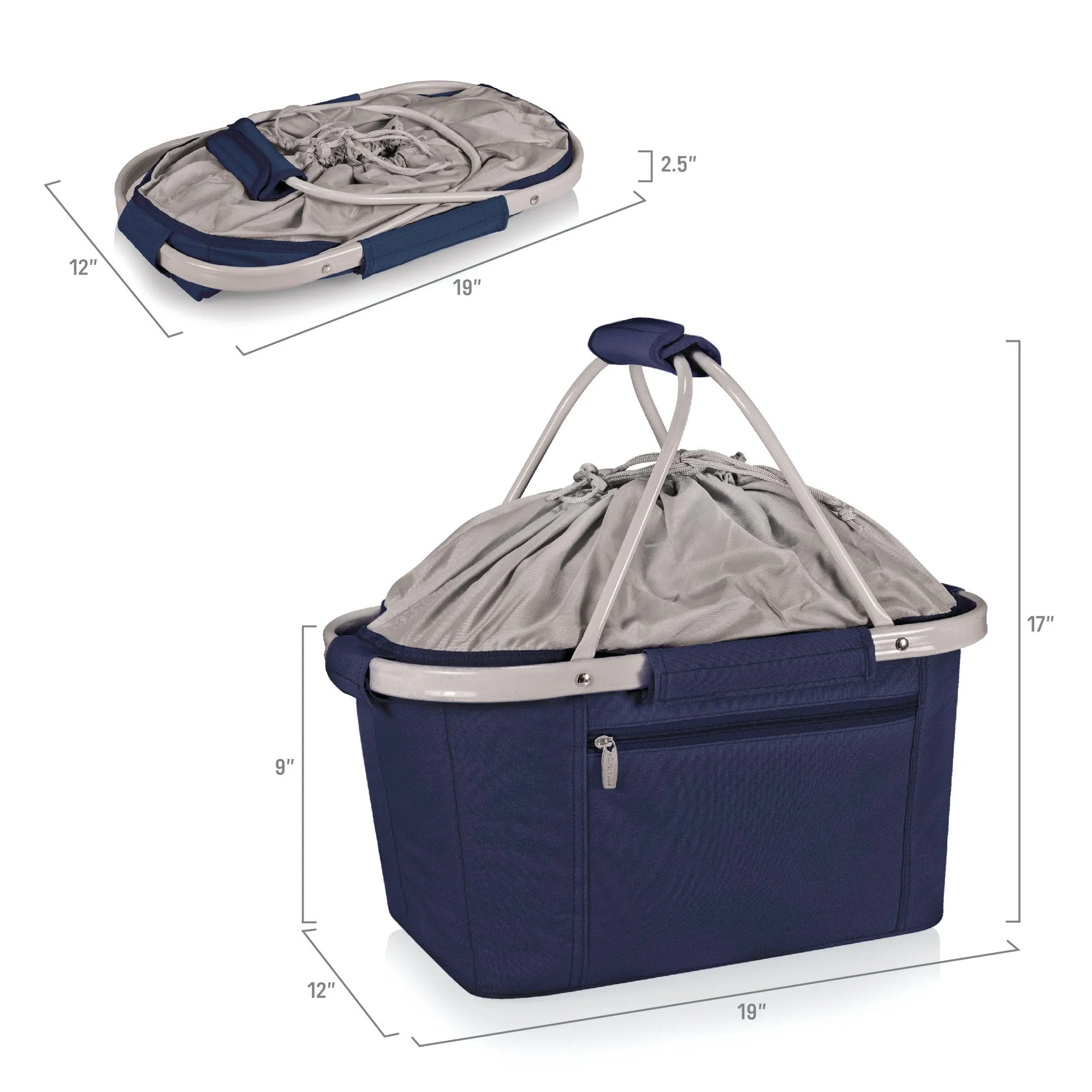 Tampa Bay Rays - Metro Basket Collapsible Cooler Tote