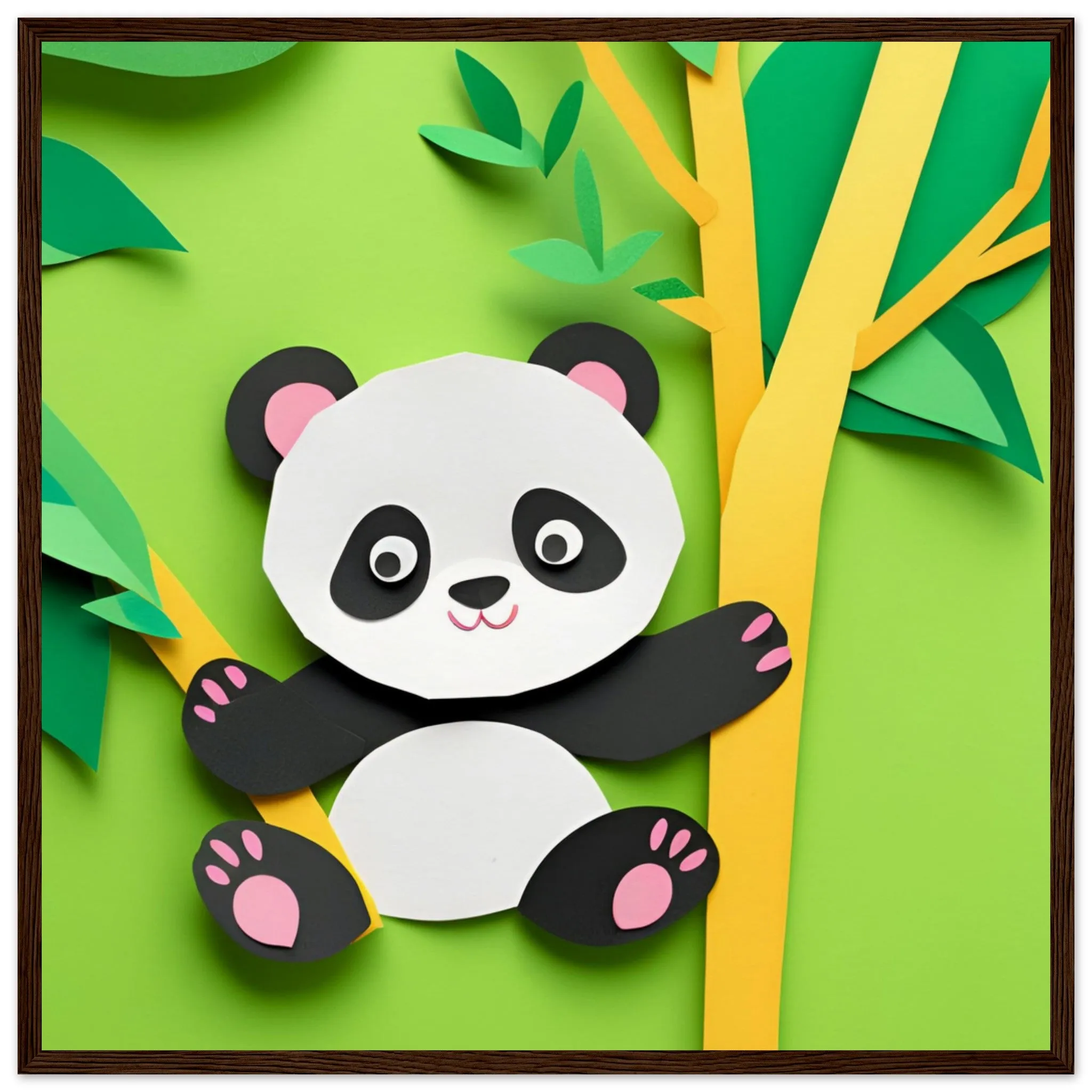The beauty of paper animal art: Panda (2 Designs)