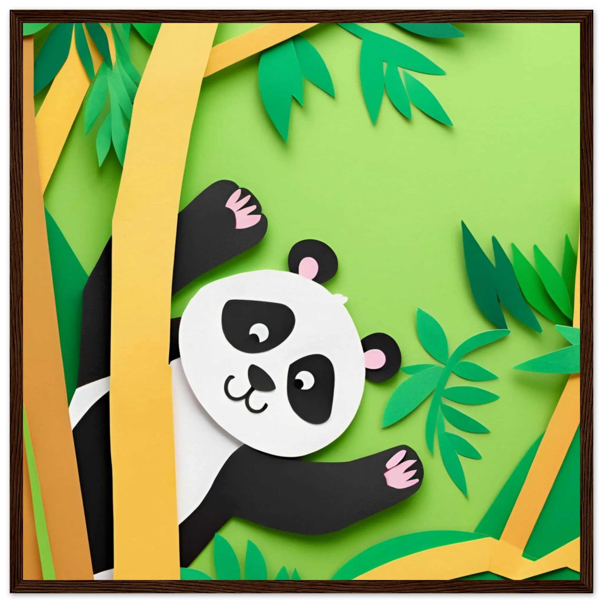 The beauty of paper animal art: Panda (2 Designs)
