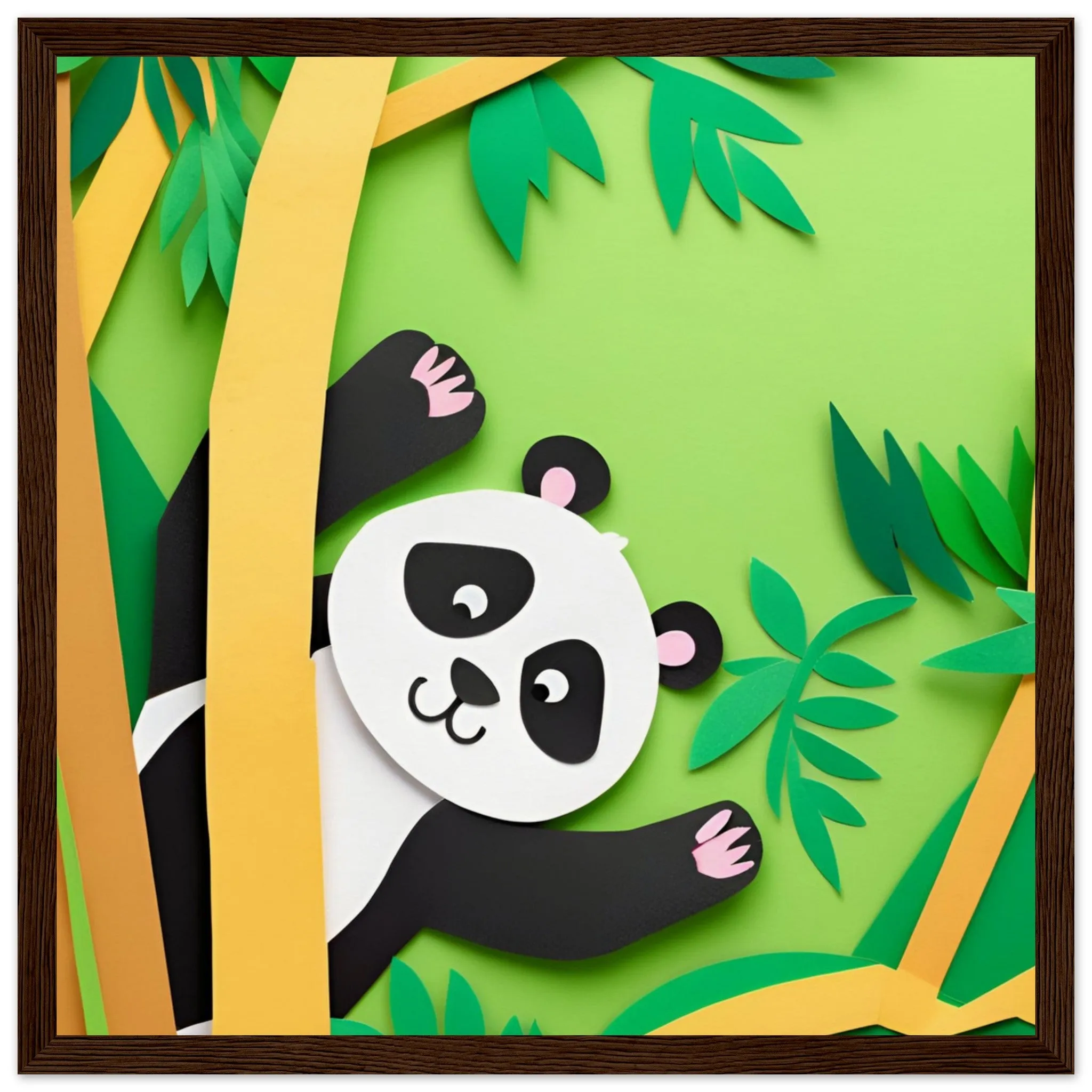The beauty of paper animal art: Panda (2 Designs)