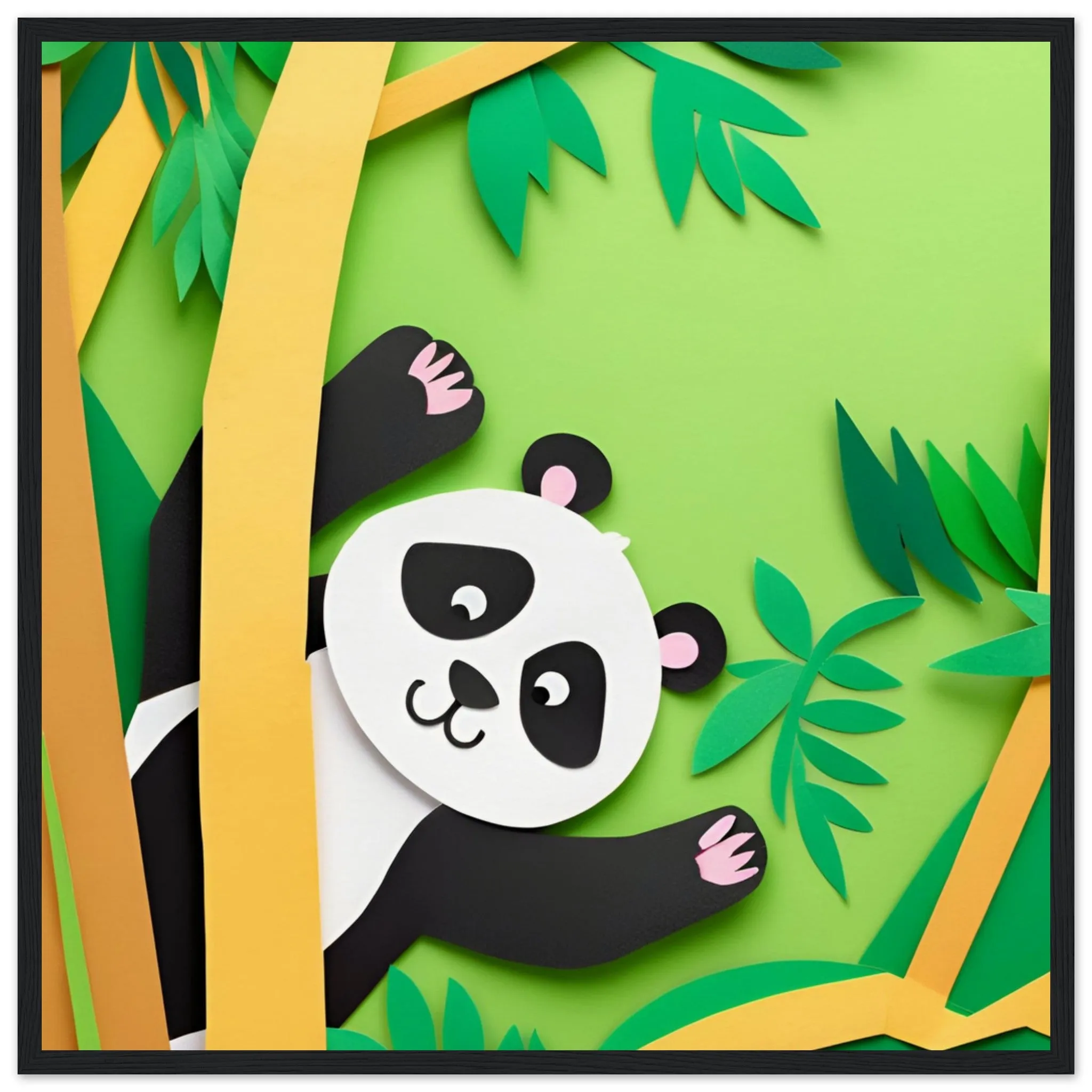 The beauty of paper animal art: Panda (2 Designs)