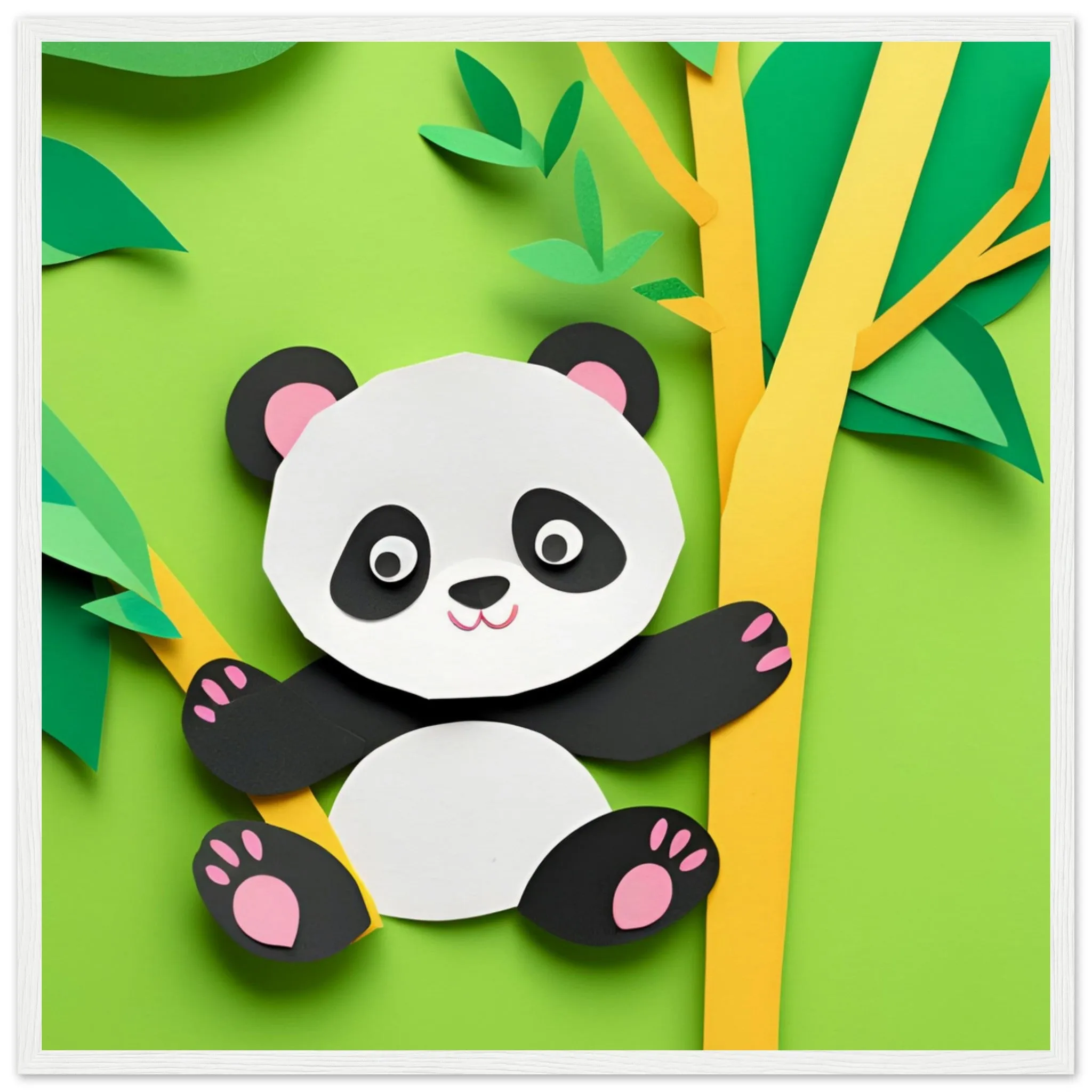 The beauty of paper animal art: Panda (2 Designs)