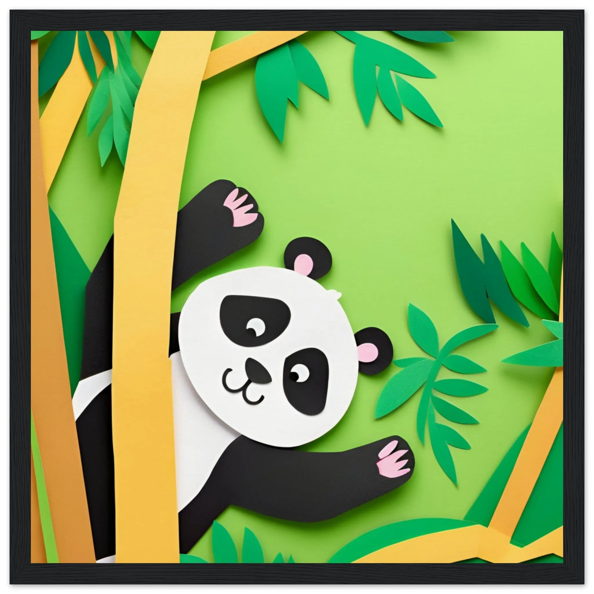 The beauty of paper animal art: Panda (2 Designs)