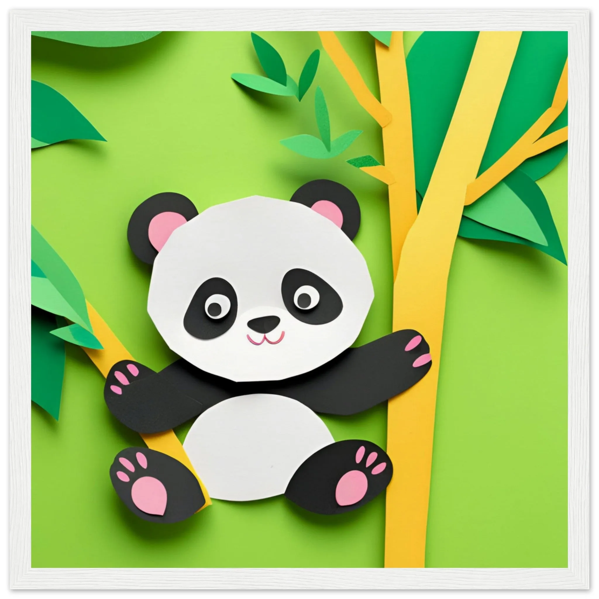 The beauty of paper animal art: Panda (2 Designs)