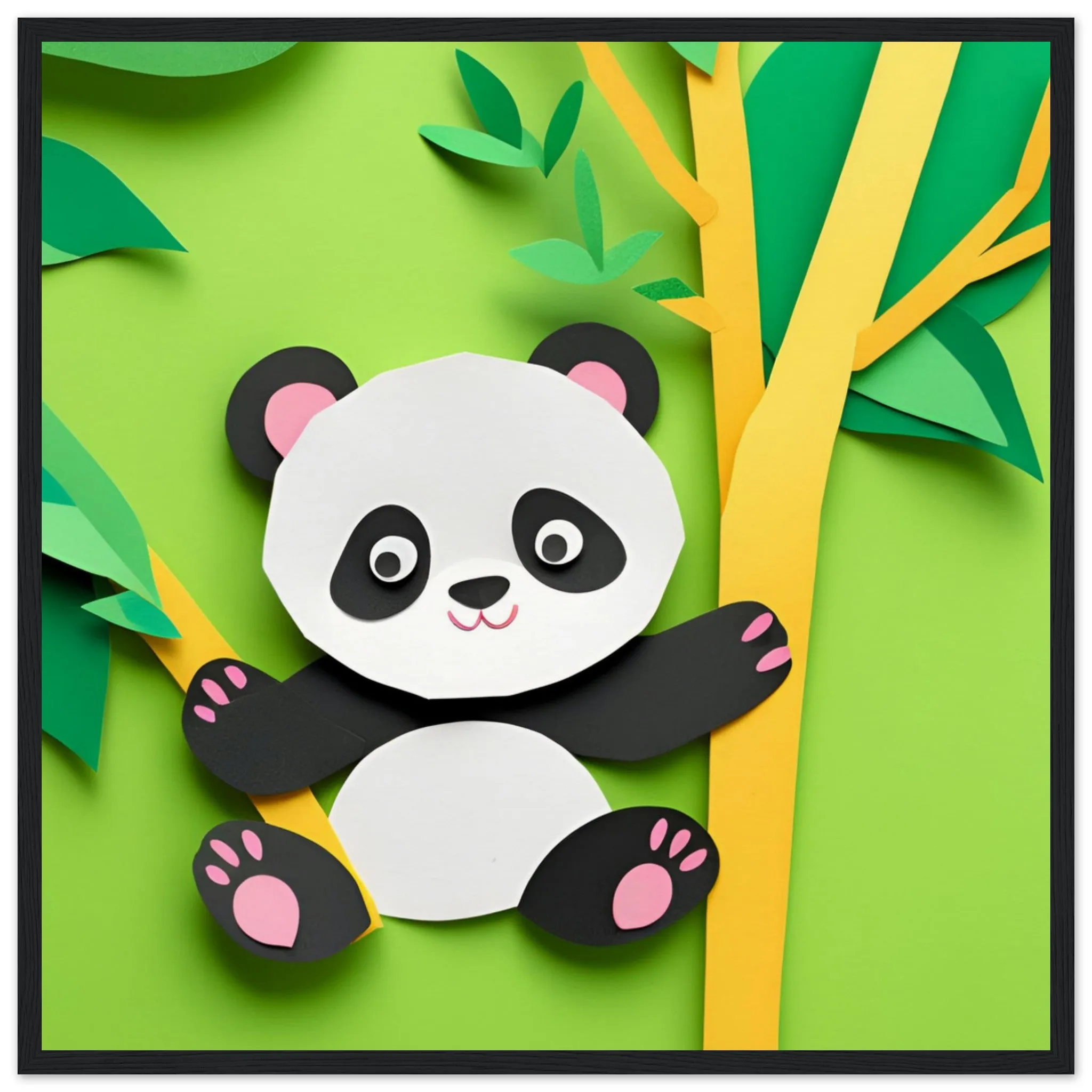 The beauty of paper animal art: Panda (2 Designs)